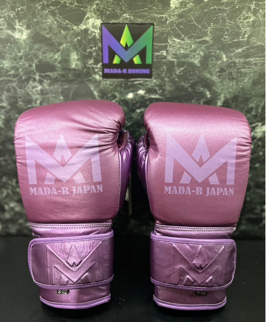Mada-R 拳套 紫紅金屬配色(12oz)