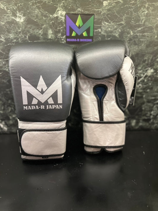 Mada-R 拳套 灰色&白色配色(12oz)