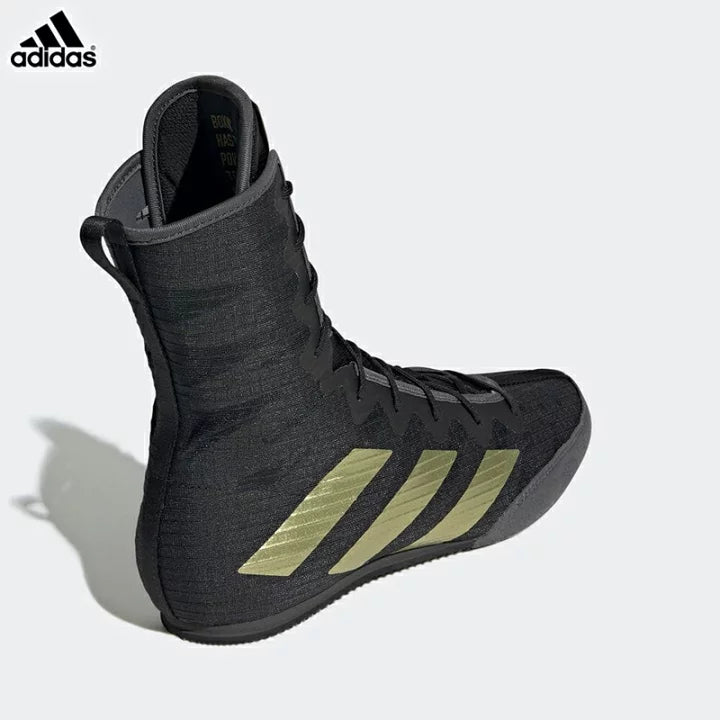 Adidas Hog4拳擊鞋(黑金）