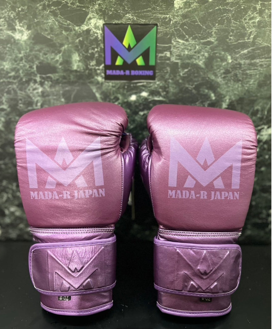 Mada-R 拳套 紫紅金屬配色(12oz)