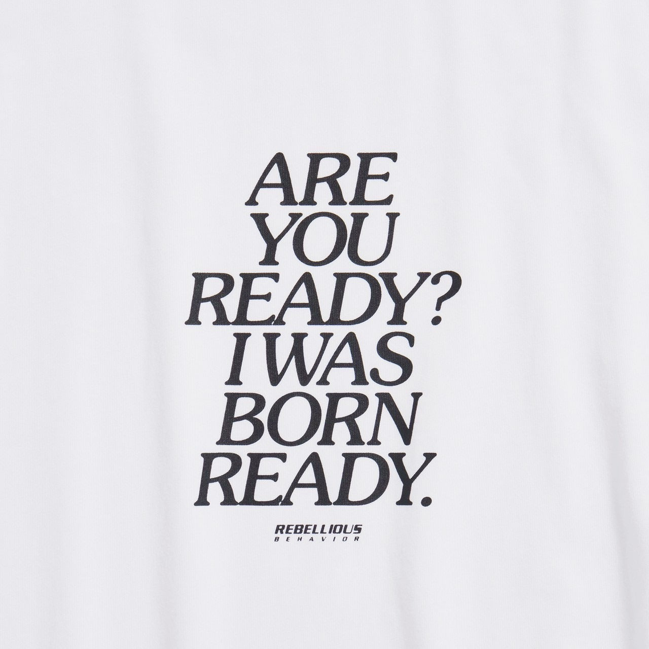 【一拍擊盒工作室】 REBELLIOUS BEHAVIOR ARE YOU READY? TEE