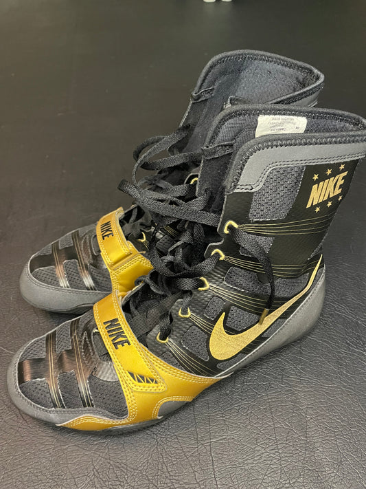 Nike Hyper KO1 拳擊鞋(黑金）9成新