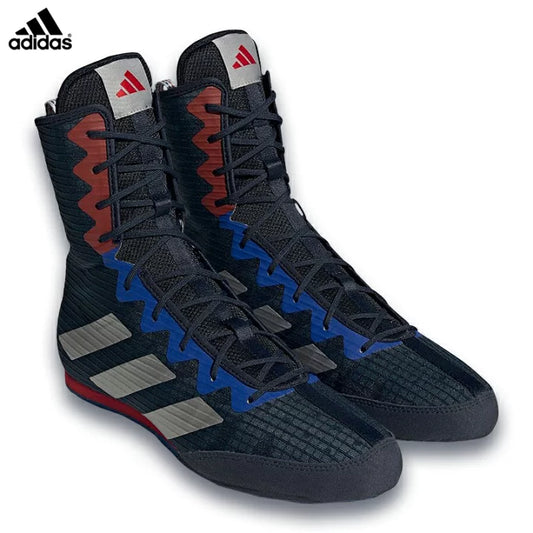 Adidas Hog4拳擊鞋(藍紅）