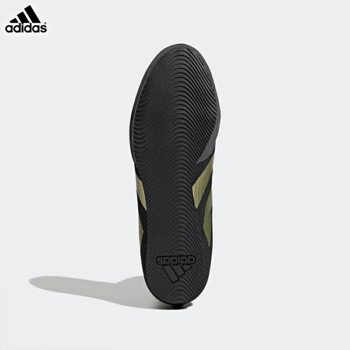 Adidas Hog4拳擊鞋(黑金）