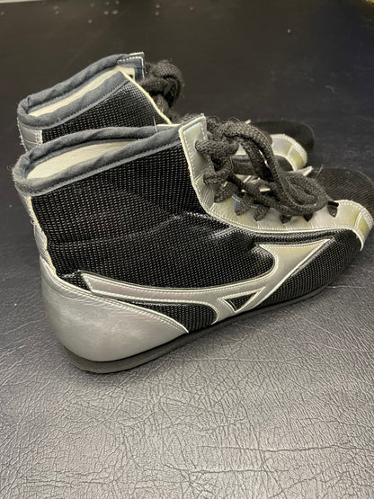 Mizuno拳擊鞋9.9成新（黑銀配色）