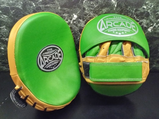 ARCADE　JAPAN　圓形手靶(金屬綠×金色)
