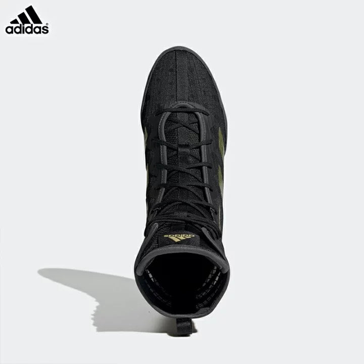 Adidas Hog4拳擊鞋(黑金）
