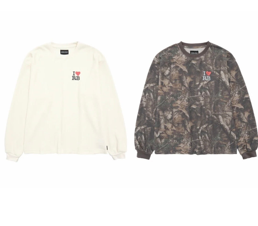 WAFFLE L/S TEE(10ANV RB BOY& I LOVE RB )