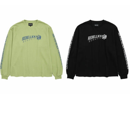 WAFFLE L/S TEE(10ANV RB BOY& I LOVE RB )