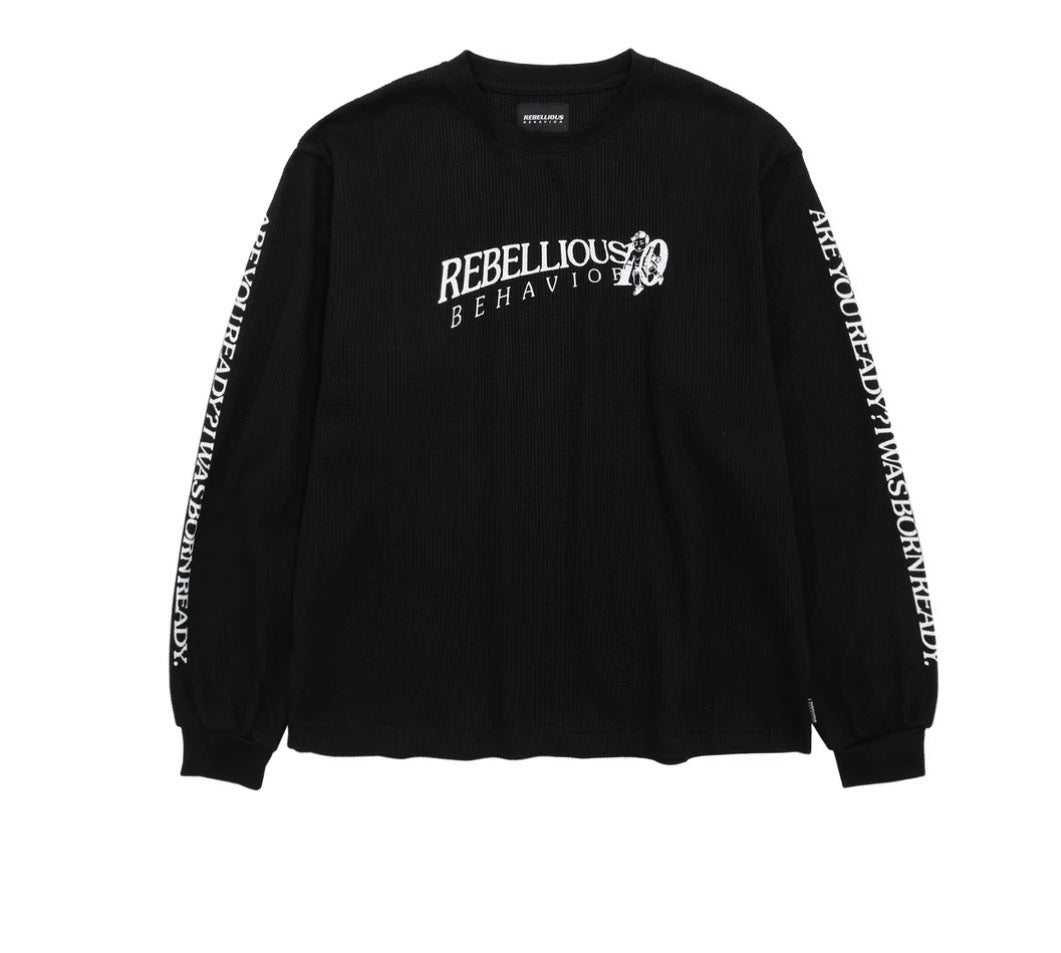 WAFFLE L/S TEE(10ANV RB BOY& I LOVE RB )